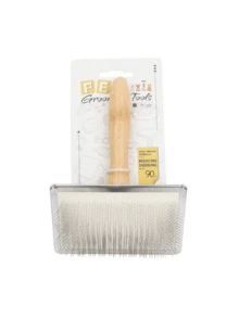 1 chiếc lược chải lông rụng bằng gỗ cho thú cưng, dùng được cho cả chó và mèo, lược massage gỡ rối lông cho thú cưng lông dài, lược chải lông chống tĩnh điện, lược chải lông bằng gỗ cho thú cưng. - Nhiều màu - Xem 19