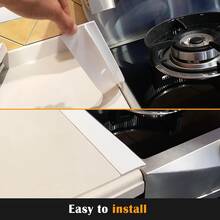 1条63厘米/24.8英寸硅胶填缝条 - 柔软耐热炉灶台面密封条，适用于覆盖厨房炉灶、台面、烤箱、盖子、桌子和缝隙。 - 多色 - 查看 11