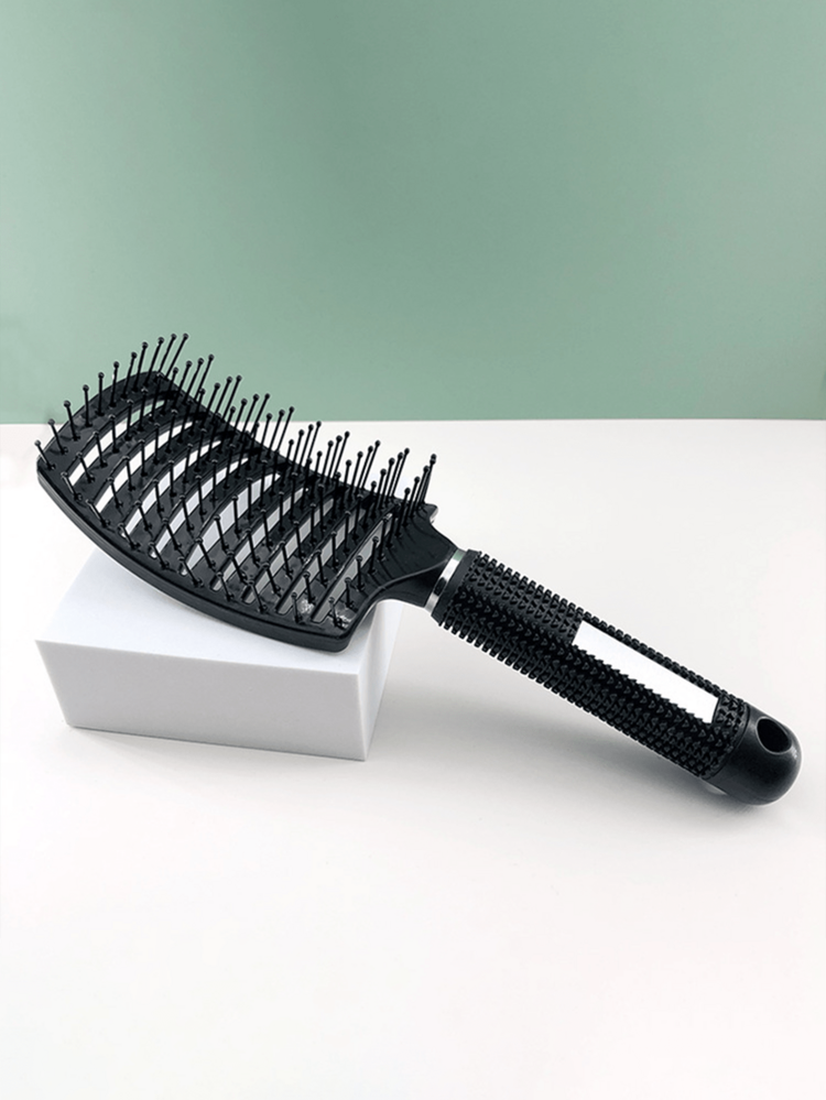 Không còn tình trạng giật tóc nữa! Lược chải tóc khô nhanh với lông nylon, tay cầm tiện dụng, dễ dàng gỡ rối tóc ướt hoặc khô, lý tưởng cho mùa hè, kỳ nghỉ, du lịch. - Thường xuyên - Xem 1