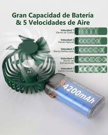 DOSYU Portable Fans - Green - View 5