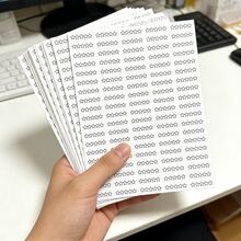 10入空白星星評分貼紙，適用外送評論、書籍電影裝飾與評論、辦公用品、剪貼簿DIY，PVC防水貼紙，學校用品 - 10張星級評分貼紙 - 查看 1