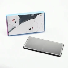 1个600mAh可充电LED车载遮阳板化妆镜，高清触控，三档亮度可调，USB快充，超薄夹式镜带补光灯，适用于轿车、SUV、卡车、通勤、旅行、露营，时尚美妆工具，送给女性、女孩的生日、情人节、母亲节、圣诞节、新年礼物 - 多色 - 查看 12