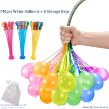 一套水弹气球，快速充气自封口热带彩色水球，夏季趣味水上玩具，适合玩水仗游戏，热带派对气球，加大加厚乳胶亲肤材质，适合户外露营、海滩、游泳池边玩耍，儿童玩具 - 多種規格 - 查看 12