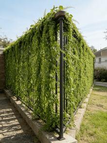 1pc Artificial Persian Ivy Vine, UV-Resistant Outdoor Plant, 180cm/70.86in, Suitable For Home, Office, Party, Garden, Wedding, Spring, Holiday, Bathroom, Living Room, Bedroom Decor, DIY Floral Bouquet, Summer Decor - Multicolor - View 3