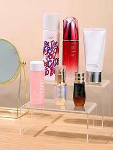 6pcs Transparent Acrylic Jewelry Display Stand, Sneaker Display Rack, Candy Display Shelf, Action Figure Model Display Rack - Clear - View 2