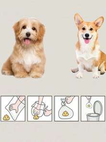 150pcs/10rolls Random Lavender Scented Dog Poop Bags, Extra Thick Leak-Proof, Pet Waste Management - Multicolor - View 11