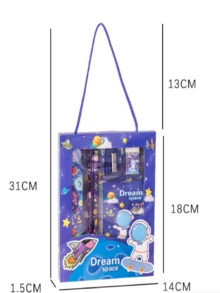 Bộ quà tặng văn phòng phẩm - Hộp quà văn phòng phẩm bất ngờ, thích hợp cho học sinh tiểu học, phần thưởng cho học sinh mẫu giáo, phần thưởng cho cả lớp và quà tặng nhỏ cho trẻ em. - Nhiều màu - Xem 8