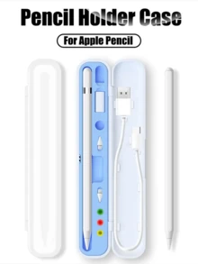 適用於第1代和第2代Apple Pencil的保護殼 - 時尚耐用的收納保護，輕巧便攜，方便攜帶 (不含筆和配件) - 彩色 - 查看 4