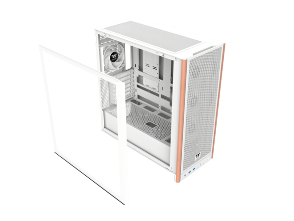 Thermaltake S370 WS; Mid Tower Chassis; Wood Front Trim; 4x120mm CT120 PWM Fans Included; 360mm Radiator Support; 410mm GPU ; 200mm Max PSU Length; 175mm Air Cooler Max Height; E-ATX/ATX/MATX/MITX; Hidden Connector Support