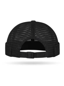 1 chiếc mũ không vành màu trơn, chất liệu lưới polyester thoáng khí, đa năng cho các hoạt động thể thao ngoài trời, câu cá, mặc hàng ngày. Thích hợp làm quà tặng Giáng sinh, Ngày của Cha, Ngày Nhà giáo, quà sinh nhật cho gia đình, bạn bè, người yêu, đi biển, ngày lễ. - Nhiều màu - Xem 3