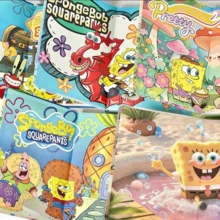 SpongeBob SquarePants 1 buah buku catatan bertema, cocok sebagai suvenir pesta. Ini adalah buku catatan yang menyenangkan, sempurna untuk perayaan ulang tahun dan dekorasi kantor. Buku catatan ini menggemaskan dan merupakan buku harian kantor bertema kartun, cocok untuk pelajar dan penggunaan di kantor. Cocok sebagai hadiah ulang tahun dan hadiah yang sangat baik untuk pelajar (gaya acak). - buku catatan - View 1