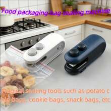 Rechargeable Mini Sealing Machine, High-Power Magnetic Heat Sealer With Cutter, USB Rechargeable Portable Sealer With Charging Cable, One-Handed Operation Plastic Bag Sealer Suitable For Chip Bags, Food Storage, Kitchen, Home, Picnic And Travel - Multicolor - View 11