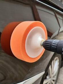 1个汽车抛光海绵盘，M14螺纹，汽车划痕修复和打蜡海绵 - A - 查看 4