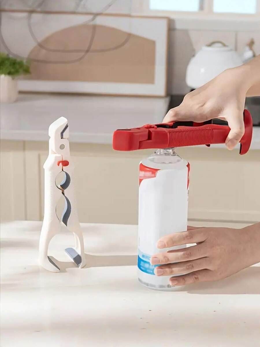 1pc 3-In-1 Heat Resistant Bowl Clip, Made Of Heat Resistant Material With Non-Slip Heat Resistant Handle Design, Can Prevent Scalding, Can Be Used As Bowl Clip, Plate Clip And Bottle Opener, Essential Kitchen Tool