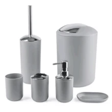 Graues 6-teiliges Set