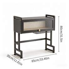 1pc Kitchen Sink Dish Rack, Countertop Dish Drainer, Lightweight And Easy To Install, Space-Saving, Multi-Function Dust-Proof Dish Rack With Door, Suitable For Dish Storage And Draining - Multiple Specifications - View 11