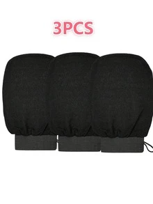 3/2/1 Peças Conjunto de Luvas e Escovas Esfoliantes para o Corpo, Adequado para Chuveiro, SPA, Massagem, Inclui Luvas Esfoliantes, Toalha Dupla Face e Escova Corporal, Limpeza Profunda, Remove a Pele Morta - Visão 11