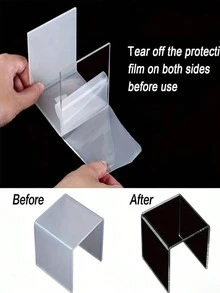 6pcs Transparent Acrylic Jewelry Display Stand, Sneaker Display Rack, Candy Display Shelf, Action Figure Model Display Rack - Clear - View 3