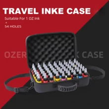 naom Tattoo Ink Storage Case, Portable Tattoo Ink Storage Case. It Can Hold 54 1-Ounce Ink Bottles, Preventing Leaks And Drying Out. Suitable For Both Beginners And Professional Tattoo Artists. Ink And Tattoo Supplies Not Included. - View 5