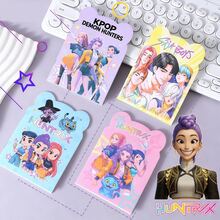 K-Pop 女团猎魔系列笔记本，适合学生课堂笔记 - 彩色 - 查看 2