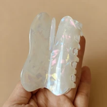 2 Stück zahnförmige Haarklammern aus Acetat, geeignet für Frauen und Mädchen, können als Geschenk für Zahnärzte, Assistenten und Dentalfachkräfte verwendet werden. Das Design ist exquisit und niedlich, aus Acetatfaser gefertigt, geeignet für Bräute zum Tragen und eine ideale Wahl für Brautjungfern als Sommerhaar-Accessoires, Strandklammern, Urlaubsklammern, Reise - Verschiedenfarbig - Übersicht 5