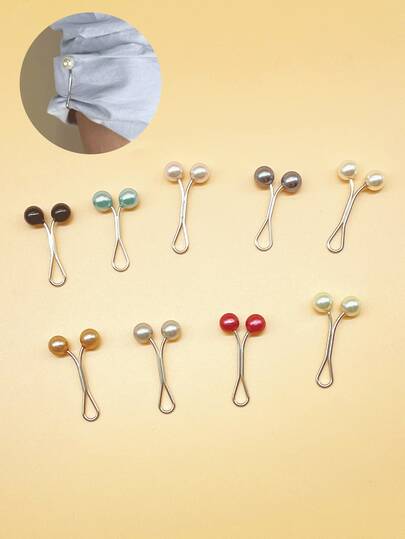 9 chiếc kẹp eo ngọc trai an toàn, thanh lịch, có thể điều chỉnh kích cỡ vòng eo cho váy, chân váy, quần và trang phục hàng ngày.
