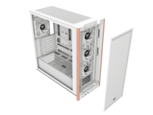 Thermaltake S370 WS; Mid Tower Chassis; Wood Front Trim; 4x120mm CT120 PWM Fans Included; 360mm Radiator Support; 410mm GPU ; 200mm Max PSU Length; 175mm Air Cooler Max Height; E-ATX/ATX/MATX/MITX; Hidden Connector Support - View 2