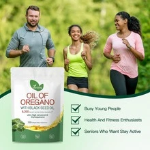 VivoNu Organic Oil Of Oregano & Black Seed Oil Dietary Supplement | Balanced Formula With Standardized Carvacrol & Thymoquinone | Supports Immune Health, Antioxidant Protection & Digestive Comfort | Non-GMO Gluten Free | 300 Softgels - 預設 - 查看 6
