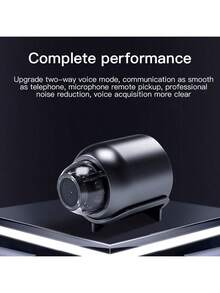 1-3pcs Mini Wireless Hidden Bullet Camera For Home Use, Wireless WiFi Security Surveillance Camera, No Battery Needed USB Powered, With HD Night Vision, Motion Detection, Remote Control Via Mobile Phone, Easy Installation, Suitable For Indoor/Outdoor Pet/Elderly Monitoring, Home/Recording/Evidence Collection. - Black - View 6