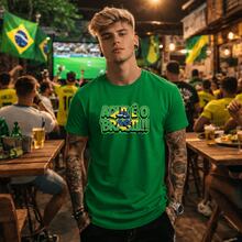 Unisex Printed T-Shirt Brazil World Cup 2026 Here Is Brazil 100% Premium Cotton Streetwear T-Shirt World Cup Oversized Casual Shirt Brazilian Fans Road To The Hexa - 綠色 - 查看 1