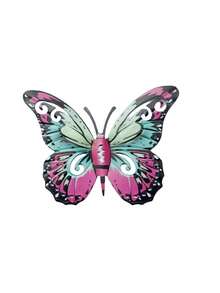 1pc/4pcs Vibrant Metal Butterfly Wall Art Decor, Decorative Hanging Metal Butterflies For Garden, Yard, Living Room, Bedroom, Patio, Housewarming Gift, Mother's Day Gift, Gift For Family And Friends - A - View 11