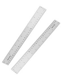 30cm Transparent Ruler, Learning Supplies, Stationery, Student Supplies, High School, Middle School, Office Supplies, Suitable For Valentine's Day, Wedding, Birthday, Back To School, Mother's Day - A - View 10