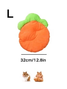 1 tấm thảm hình củ cà rốt mềm mại, thoáng khí, giữ ấm cho thú cưng nhỏ như chuột hamster, thỏ, chuột lang, thích hợp làm giường sofa, dùng cho mùa thu/đông. - Nhiều màu - Xem 8