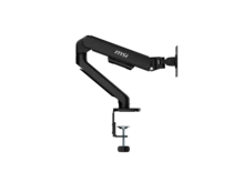 MSI MAG MT101 - Gas Spring Single Monitor Stand Arm, Supports 17-32" Screens And 22 Lbs, VESA Compatible, Adjustable Gas Spring Mount, Clamp & Grommet, Quick Release Plate - Black - 查看 7