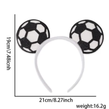 1pc< 2026>Acessórios de adepto do Campeonato do Mundo, tiara de futebol, adereços de apoio para mulheres, perfeito para lembrancinhas de festa, prémios de sala de aula, enchimentos de sacos de presentes de festa, sacos de presentes de aniversário, enchimentos de festa, recompensas de sala de aula e prémios de Carnaval - Multicolorido - Ver 4