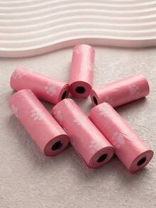 10/12 Túi đựng chất thải cho thú cưng màu hồng, túi in hình phân chó, túi vệ sinh khi dắt chó đi dạo ngoài trời. - Nhiều màu - Xem 4