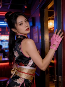 Găng tay hở ngón phong cách Gothic Punk - Thiết kế cổ tay buộc dây bằng da đính đinh tán, phù hợp cho múa cột/quán bar/tiệc rave, phong cách anime thẩm mỹ tối tăm, thời trang thay thế, văn hóa đen tối, phong cách Scene, Gothic công nghiệp, Gothic dễ thương. - Nhiều màu - Xem 7