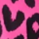 Estampado de leopardo rojo rosa