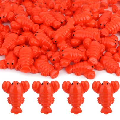 100/50/30/20/10/5/1 con tôm càng mini bằng nhựa, tượng tôm càng đỏ nhỏ giống thật, mô hình sinh vật biển nhỏ, trang trí bàn làm việc tiểu cảnh, đạo cụ chụp ảnh tiệc, đồ thủ công đại dương, giáo dục mầm non, trang trí tiệc, quà sinh nhật tôm càng đỏ, giải thưởng, hải sản hồ bơi, trang trí kỳ nghỉ hè.