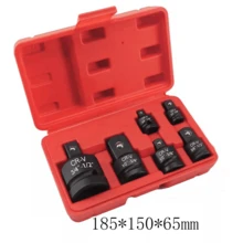 Adaptadores de enchufes para llaves de impacto 6 piezas | Pascua - rojo - Ver 4