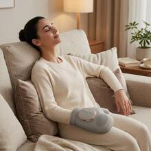 Wireless Portable Hand Massager With Heating And Compression Function, Can Massage Fingers Individually, Suitable For Arthritis And Carpal Tunnel Syndrome, Pain Relief, 5 Intensity Levels - Light Grey - View 8