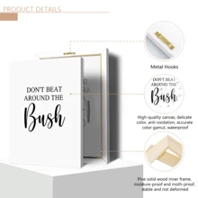 3件套“直言不讳”蜡墙饰，人体蜡帆布画，名言，海报，绘画，美容师装饰画，无框墙饰，适用于家居装饰，房间装饰，卧室装饰，客厅装饰，浴室装饰，墙面装饰，可选带框墙饰。 - A - 查看 11