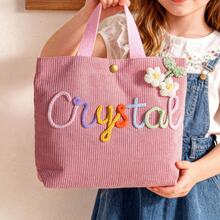 Personalized Name Handbag, Name Tote Bag, Party Gift, Birthday Gift, Mother's Gift, Outdoor Picnic Bag - Multicolor - View 43