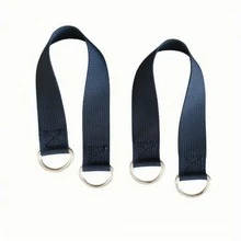 1/2 buah Tali Gantung Multifungsi Luar Ruangan, Tali Kemah, Tali Ayunan, Tali Karung Pasir, Tali Cincin Gantung, Tali Ekstensi, Tali Luar Ruangan Universal - Cincin Ayunan dan Peralatan Tahan Lama, Tahan Cuaca, Pemasangan Mudah (Goresan Kecil Adalah Normal dan Tidak Mempengaruhi Penggunaan) - Hitam - View 4