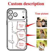 Personalized Custom Photo Phone Case Compatible With IPhone 17 16 15 14 13 12 11 Pro Max And Plus Series Custom Image Printed Protective TPU Anti-Scratch Case Compatible With IPhone 17 Cover Stylish Slim Anti Drop Mobile Phone Cover Daily Gift For Family And Friends - Silver - View 27