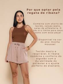 Kit Of 3 Women's Tank Tops, American Style, Stylish Blogger, Premium, Suitable For Winter, World Cup, Brazil, Easter, Mother's Day. - Black and White Burgundy - View 6