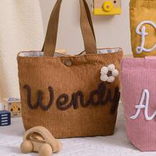 Personalized Name Handbag, Name Tote Bag, Party Gift, Birthday Gift, Mother's Gift, Outdoor Picnic Bag - Multicolor - View 37
