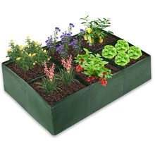 32 Gallon Multi-Pocket Foldable Planting Bags With Drainage Holes, Convenient Portable Garden Vegetable Grow Bags - Multicolor - View 6