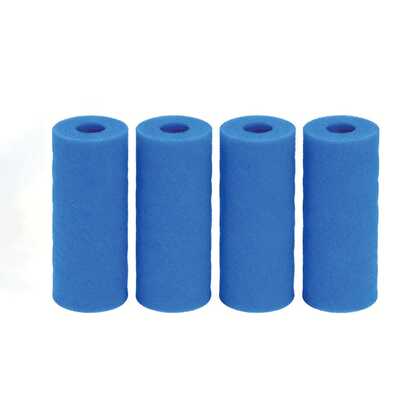 Esponja filtrante cilíndrica reutilizable y lavable para piscina de 20*10*4cm