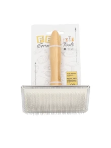 1 chiếc lược chải lông rụng bằng gỗ cho thú cưng, dùng được cho cả chó và mèo, lược massage gỡ rối lông cho thú cưng lông dài, lược chải lông chống tĩnh điện, lược chải lông bằng gỗ cho thú cưng. - Nhiều màu - Xem 17